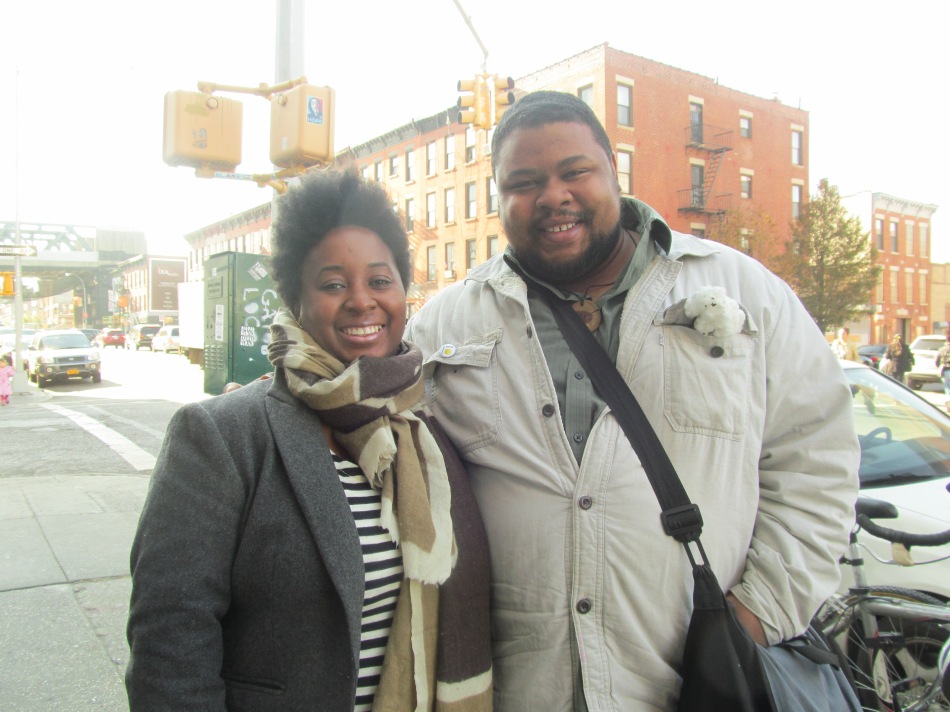 With Nicole Taylor of Heritage Radio Network in Brooklyn 